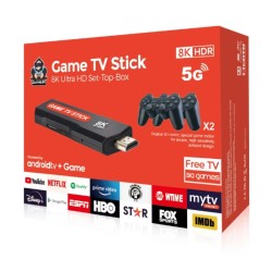 USB TV Game Console Stick with Wireless Controller- 8K UHD 10000+ Retro Video Games