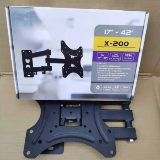 X-200 Rotating VESA 200x200mm LED TV Wall Mount Bracket – Adjustable, Durable & Universal Fit X-200 Rotating VESA 200x200mm LED TV Wall Mount Bracket – Adjustable, Durable & Universal Fit