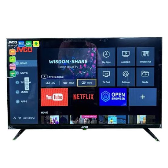 JVCO 32 Inch 32DF1CS Voice Control Android LED TV 