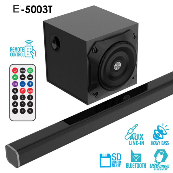 Bluetooth E 5003T Speaker Bar With Subwoofer